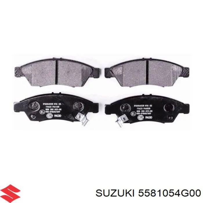 5581054G00 Suzuki pastillas de freno delanteras