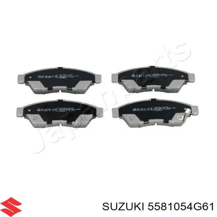 5581054G61 Suzuki pastillas de freno delanteras