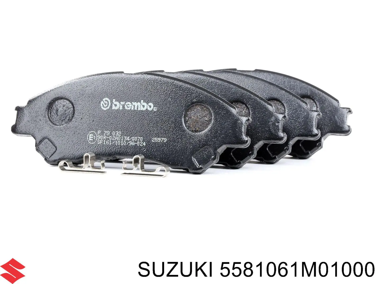 5581061M01000 Suzuki pastillas de freno delanteras