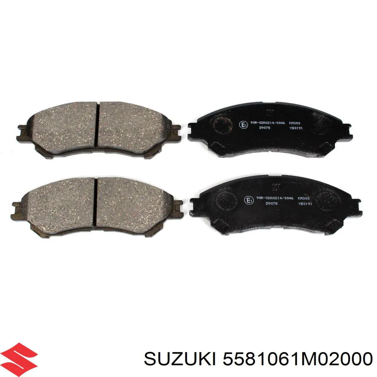 Comprar 5581061M02000 Suzuki Pastillas delanteras de freno