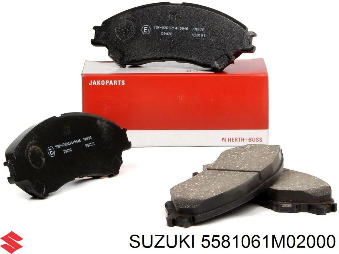 Pastillas freno delanteras Suzuki 5581061M02000 precio, desde 32,61 EUR