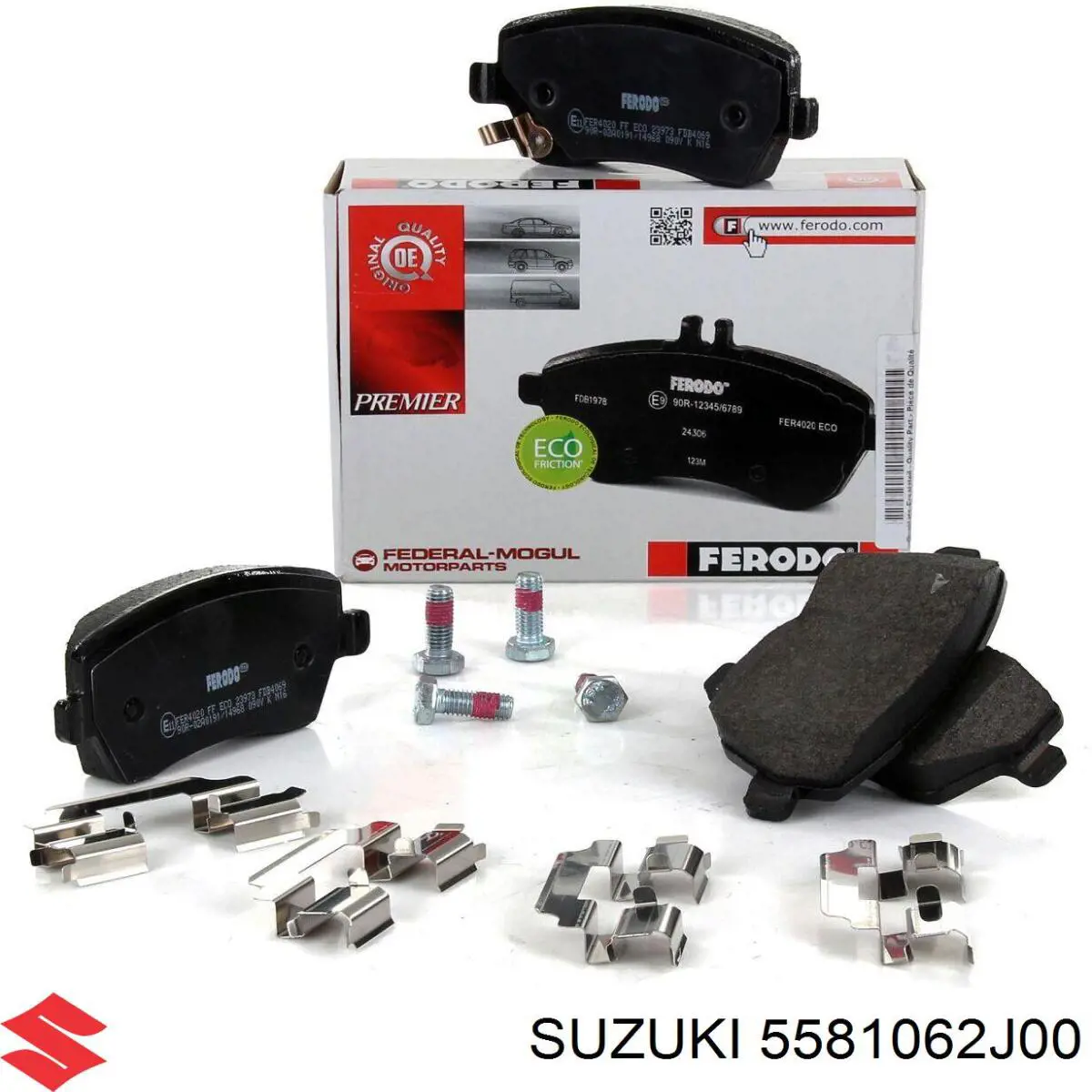 Comprar 5581062J00 Suzuki Pastillas delanteras de freno