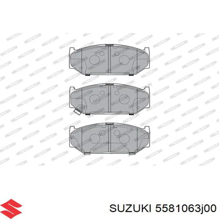 Pastillas de freno delanteras Suzuki Swift 4 MZ, EZ