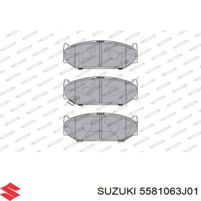 55810-63J01 Suzuki pastillas de freno delanteras