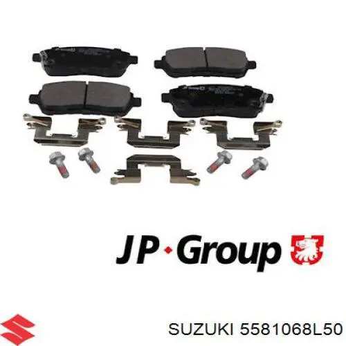 5581068L50 Suzuki Pastillas delanteras