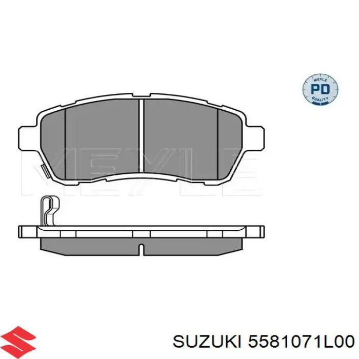 Pastillas de freno delanteras Suzuki Swift 4 MZ, EZ