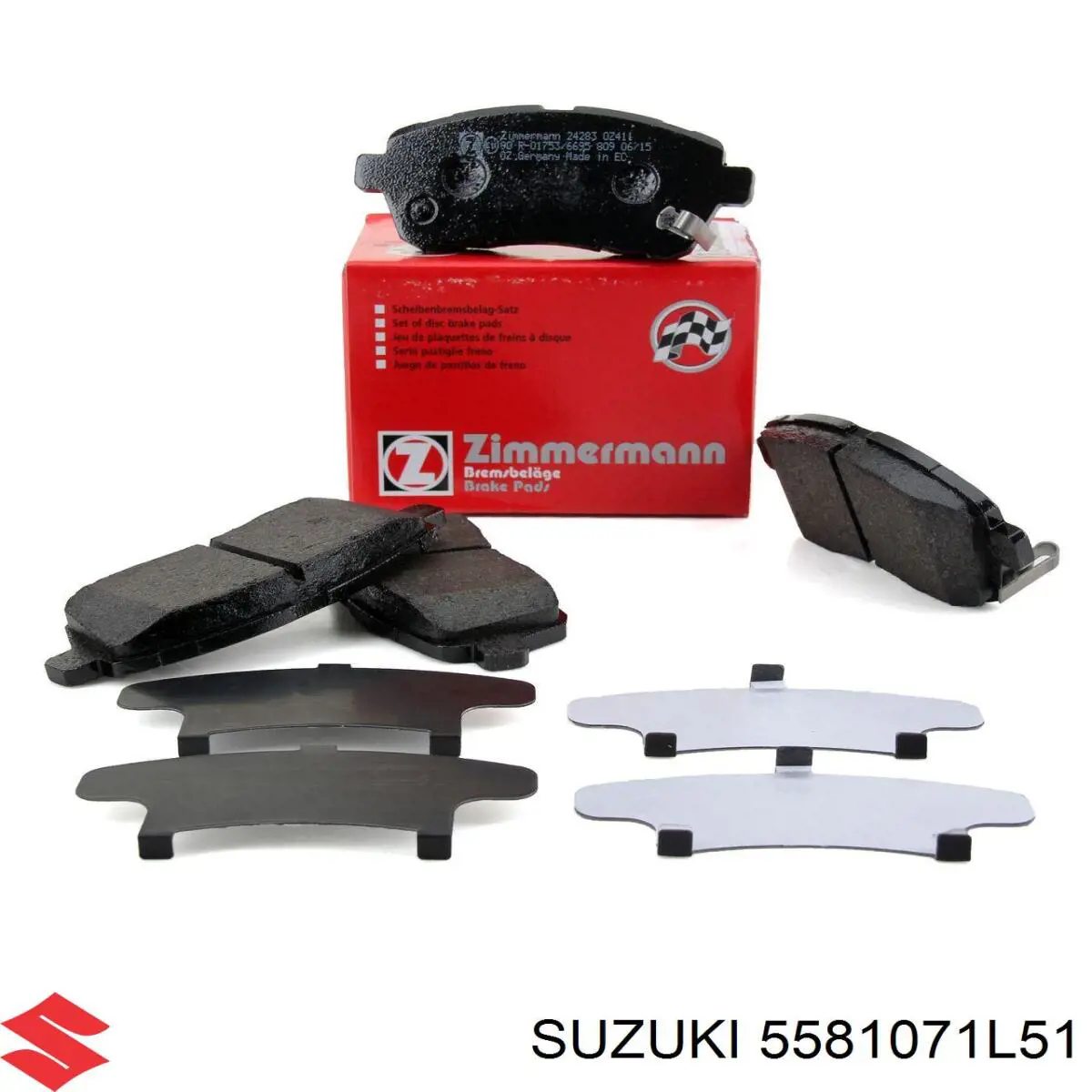 Pastillas de freno delanteras Suzuki Swift 4 MZ, EZ