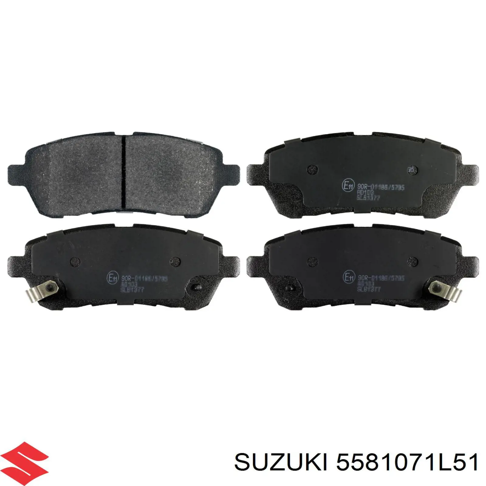 Pastillas de freno delanteras Suzuki Swift 4 MZ, EZ