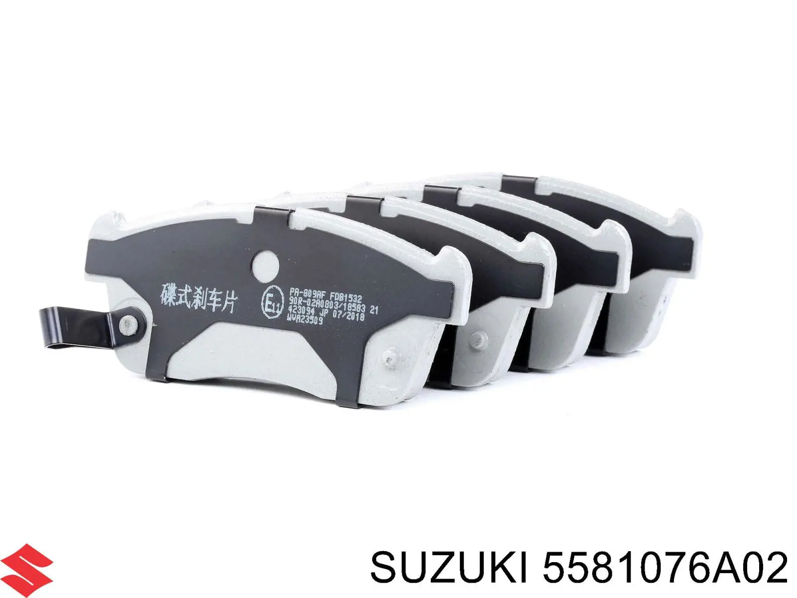 5581076A02 Suzuki pastillas de freno delanteras