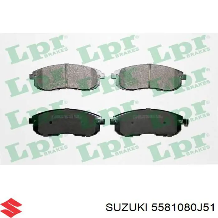 Comprar 5581080J51 Suzuki Pastillas delanteras de freno
