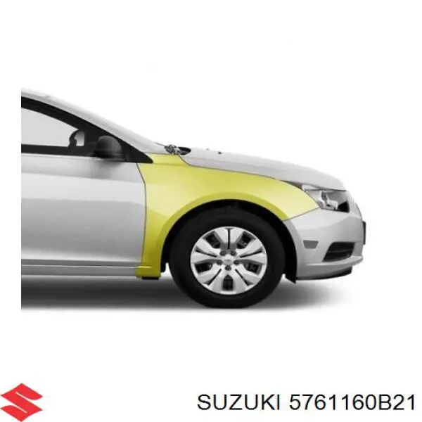 Guardabarros delanteros derecho Suzuki 5761160B21 precio, desde 55,53 EUR