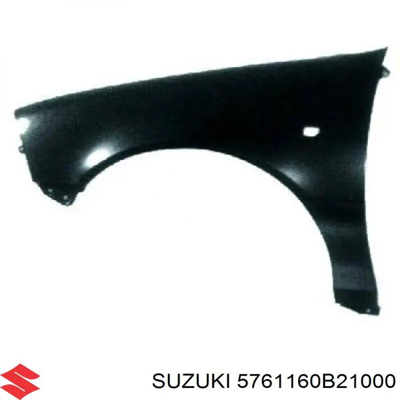 5761160B21000 Suzuki guardabarros delantero derecho
