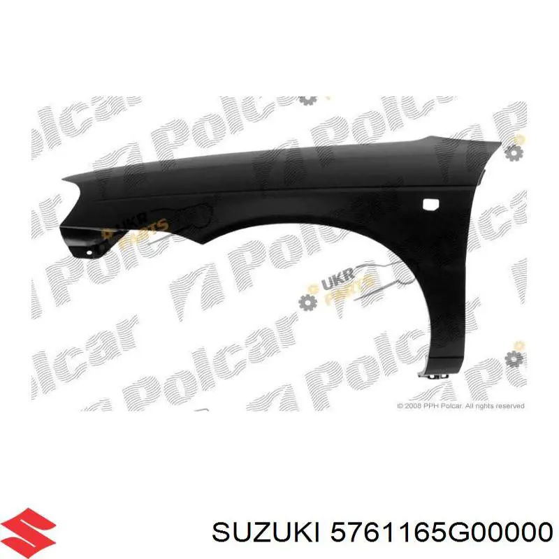 5761165G00000 Suzuki guardabarros delantero derecho