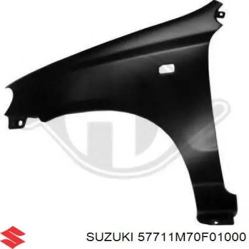 57711M70F01000 Suzuki guardabarros delantero izquierdo