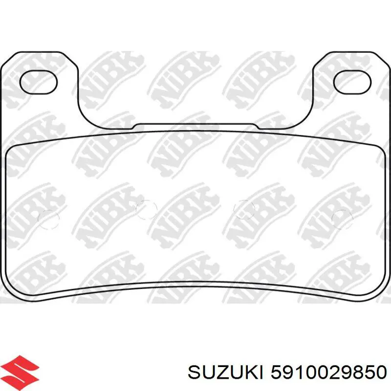 59100-29840 Suzuki pastillas de freno delanteras