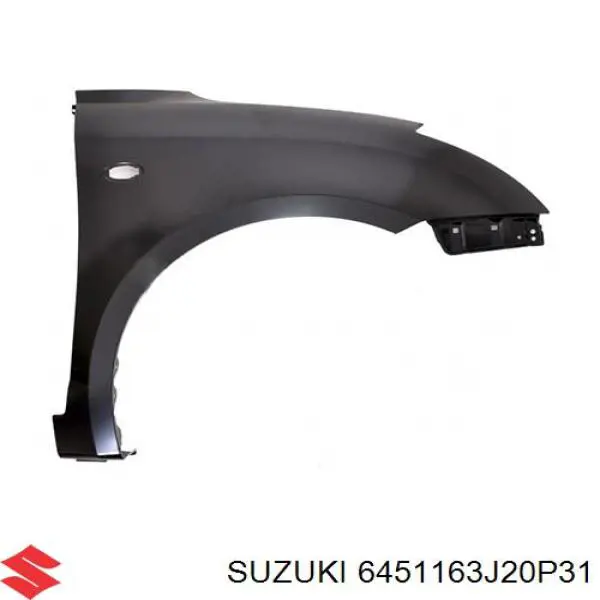 Aleta trasera izquierda Suzuki 6451163J20P31 precio, desde  