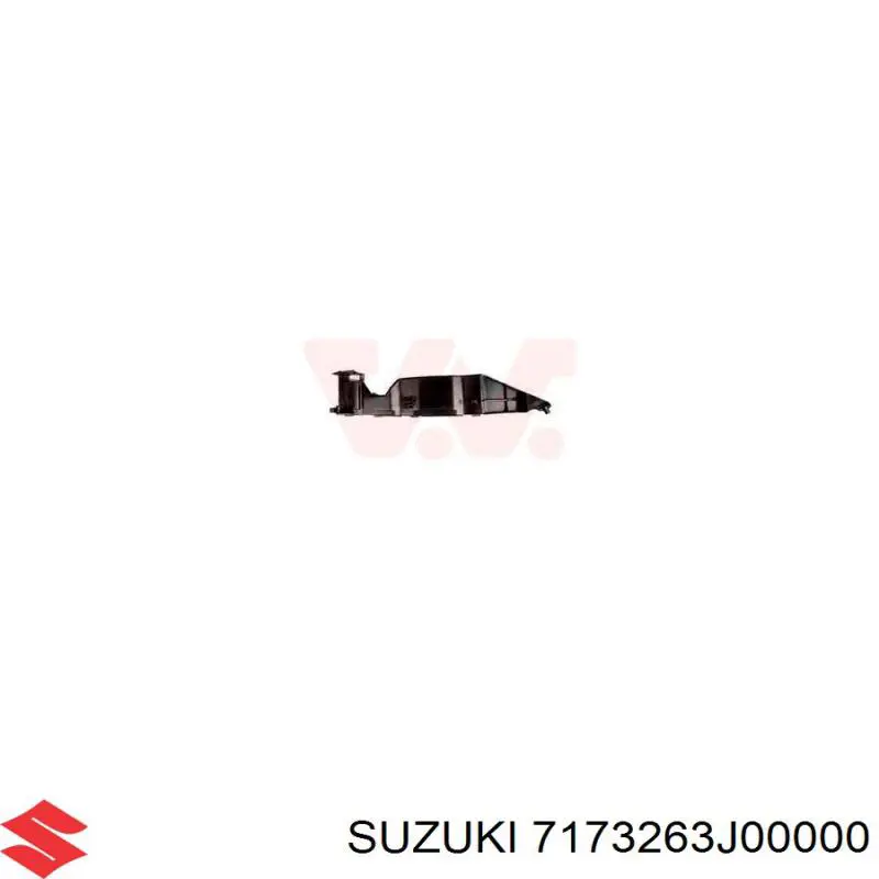 Comprar 7173263J00000 Suzuki Soporte de parachoques delantero izquierdo