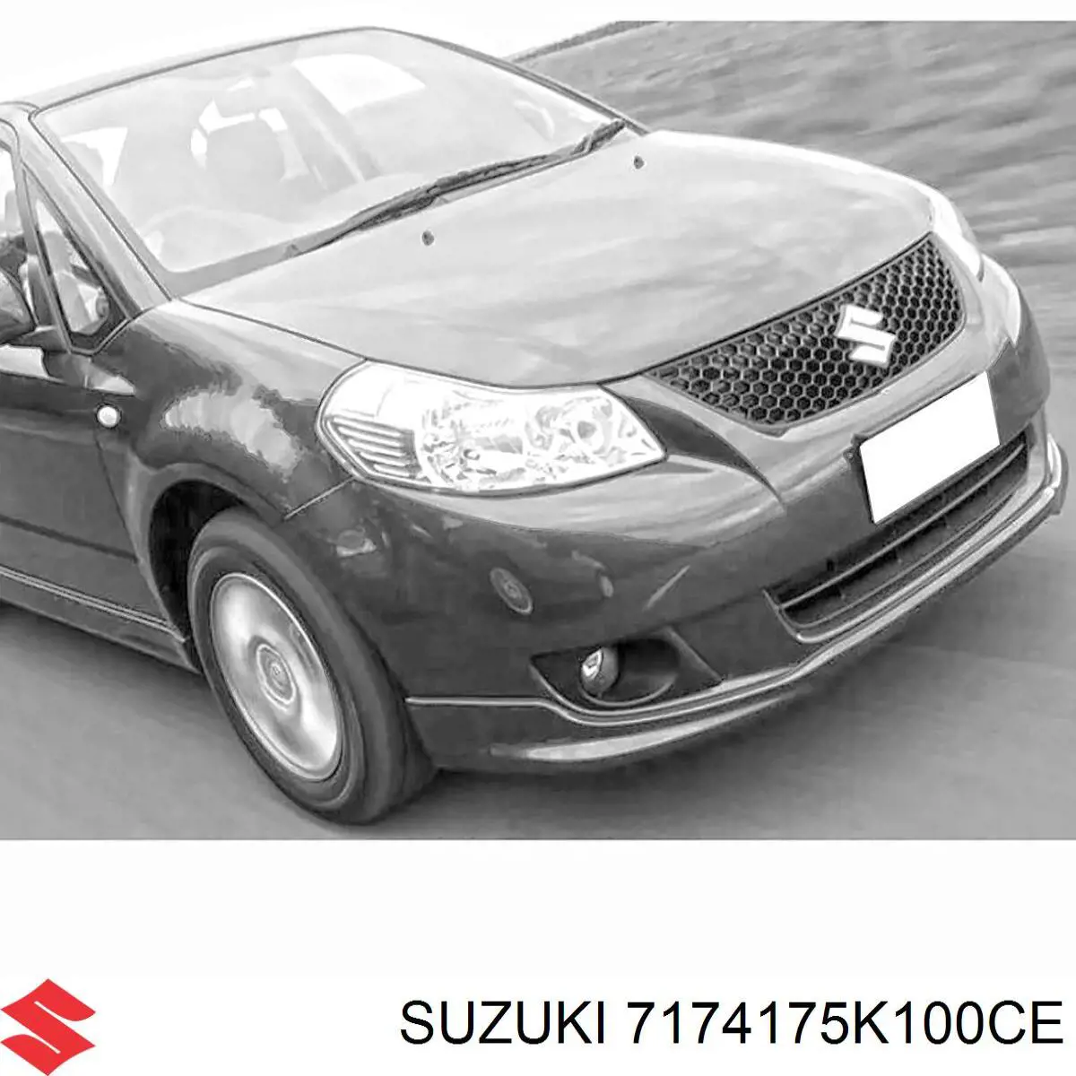 7174175K100CE Suzuki parrilla