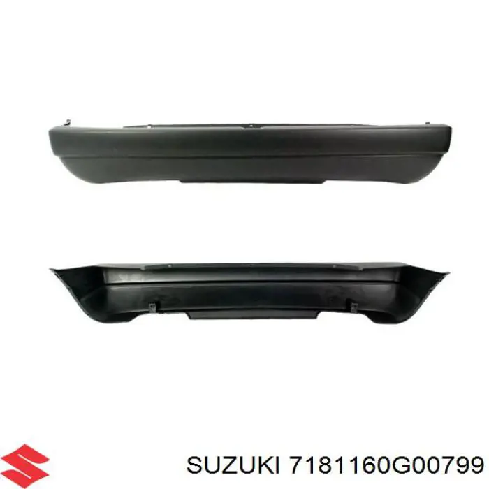 7181160G005PK Suzuki parachoques trasero