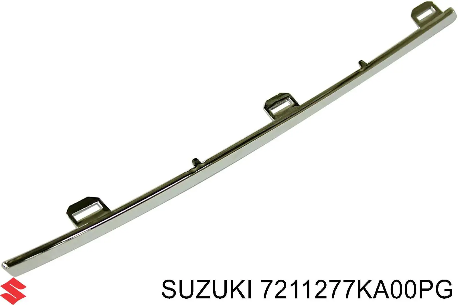 7211277KA00PG Suzuki moldura de rejilla de radiador