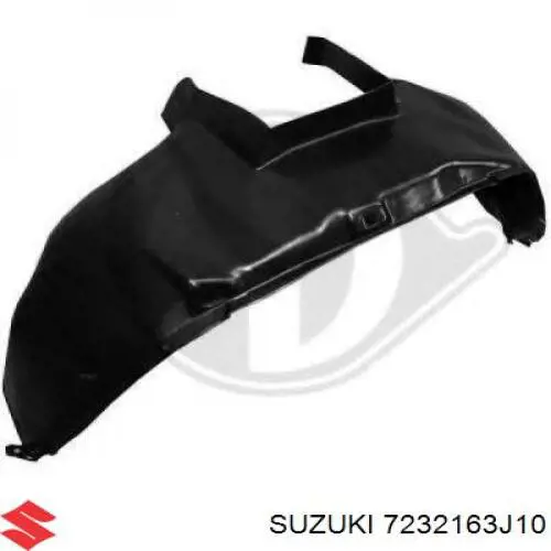 Comprar 7232163J10 Suzuki Paso de rueda delantero derecho