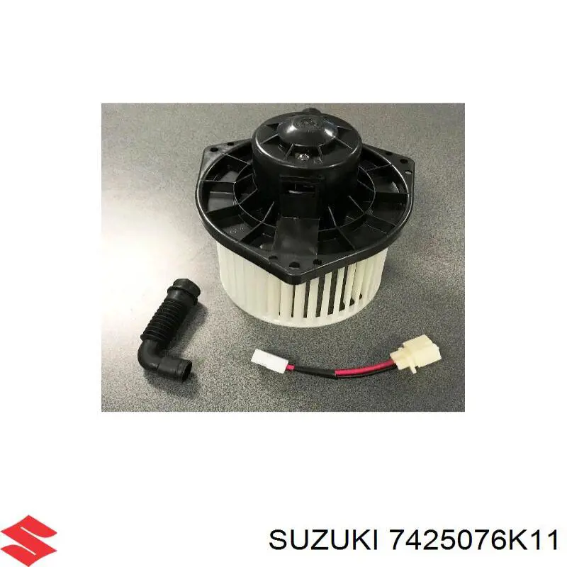 7425076K11 Suzuki motor eléctrico, ventilador habitáculo