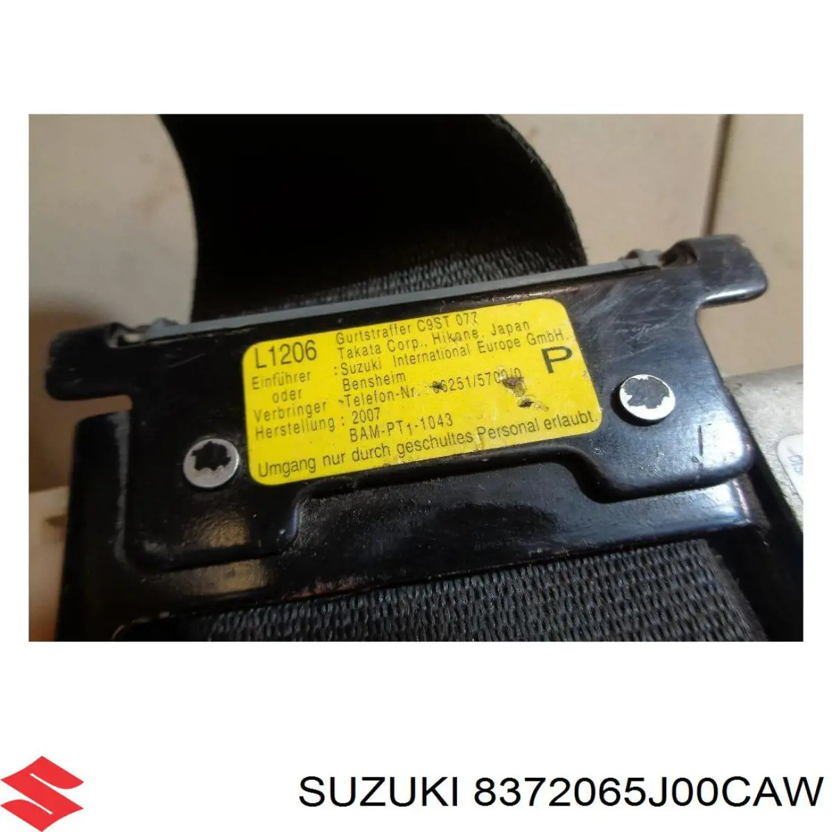 Guarnecido interior de puerta delantera izquierda 8372065J00CAW Suzuki