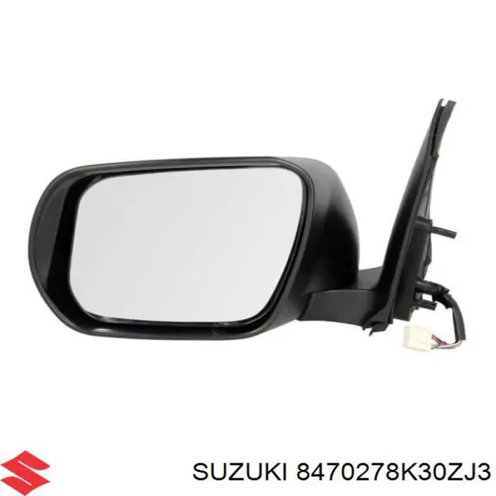 8470278K30ZJ3 Suzuki espejo retrovisor izquierdo