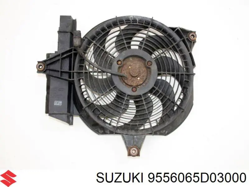 95560-65D03-000 Suzuki difusor de radiador, aire acondicionado, completo con motor y rodete