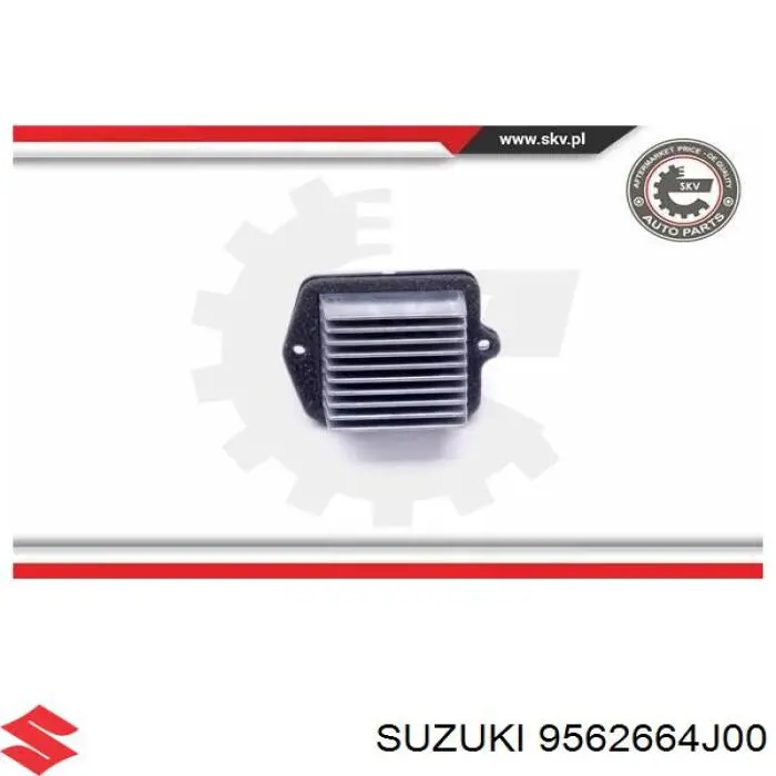 Resitencia, ventilador habitáculo para Suzuki Grand Vitara 