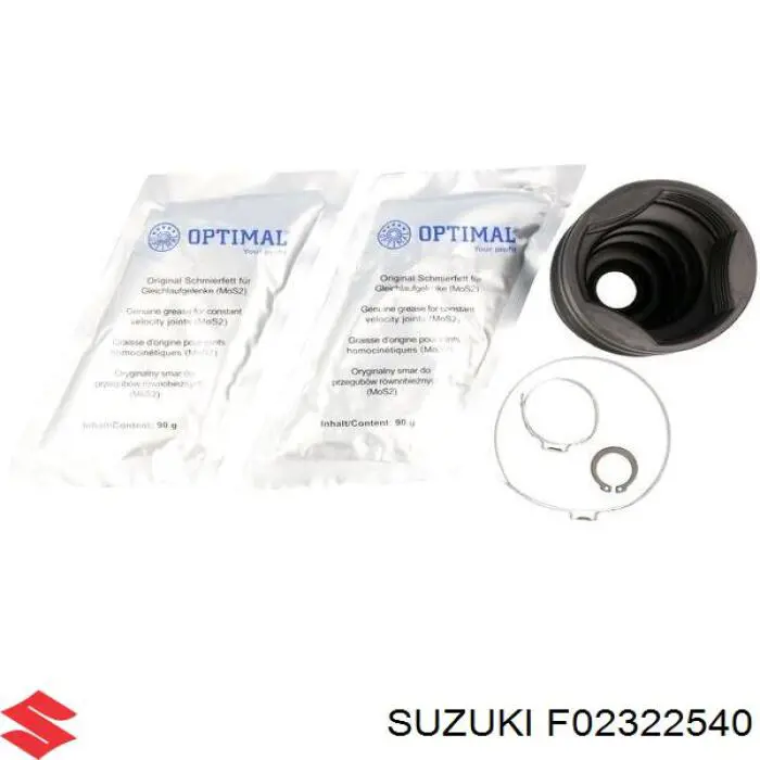 F02322540 Suzuki fuelle, árbol de transmisión delantero interior