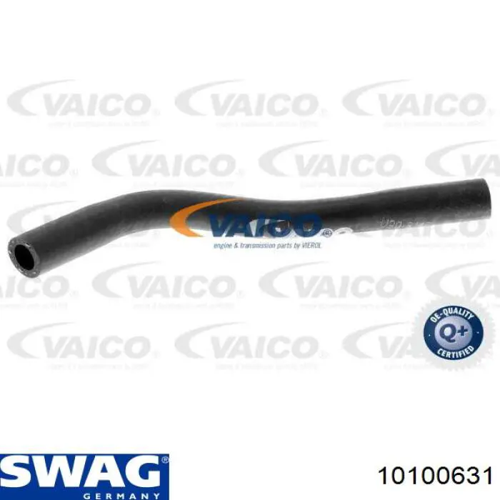 10100631 Swag tubería de radiador, tuberia flexible calefacción, inferior