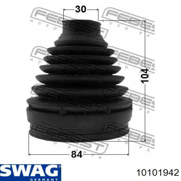 Comprar 10101942 Swag Fuelle de semieje delantero interior