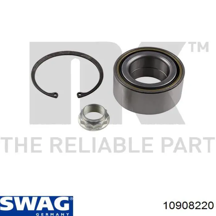 Cojinete de cubo delantero Swag 10908220 precio, desde 38,49 EUR