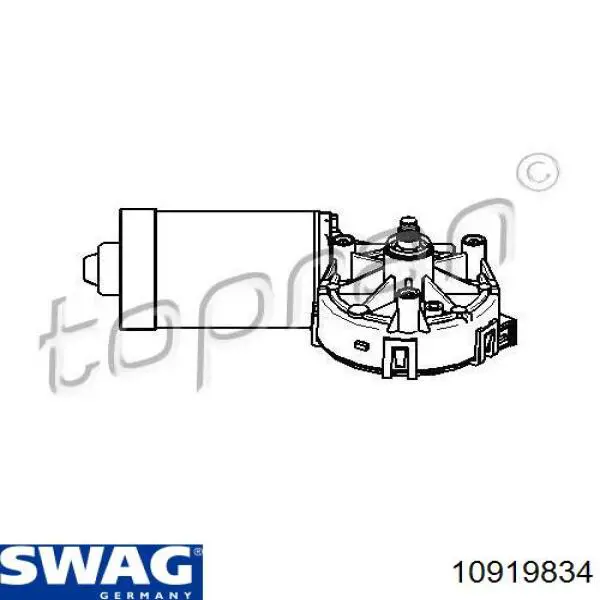10919834 Swag motor del limpiaparabrisas del parabrisas