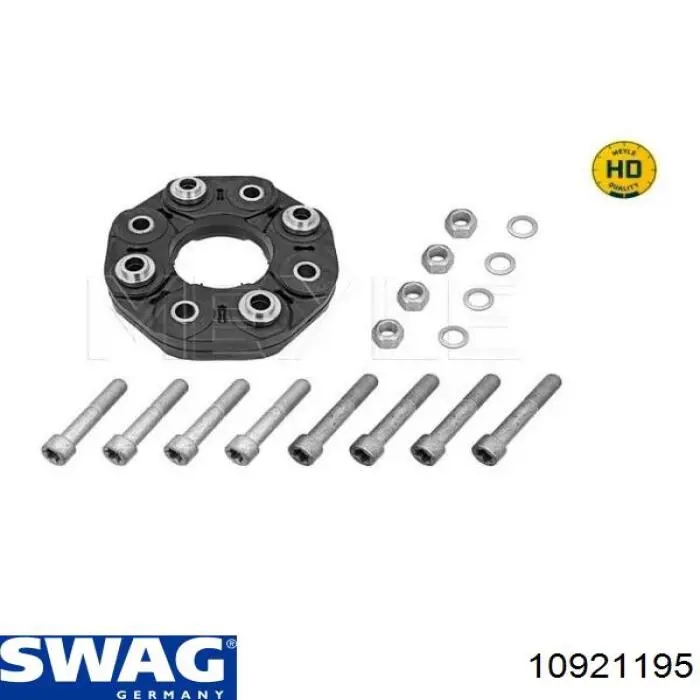 Comprar 10921195 Swag Acoplamiento elástico del cardán delantero/trasero