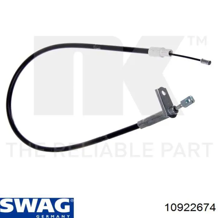 10922674 Swag cable de freno de mano trasero izquierdo