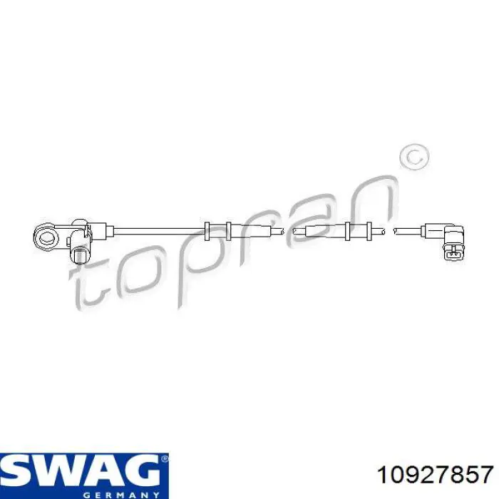 10927857 Swag sensor abs delantero