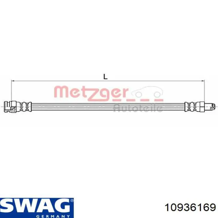 10936169 Swag tubo flexible de frenos