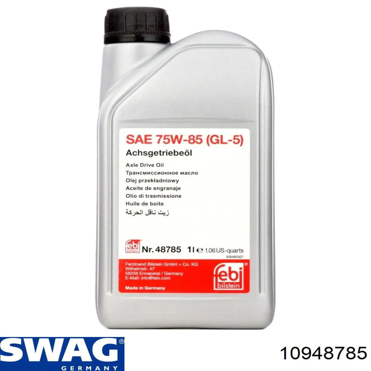 Aceite transmisión SWAG 10948785