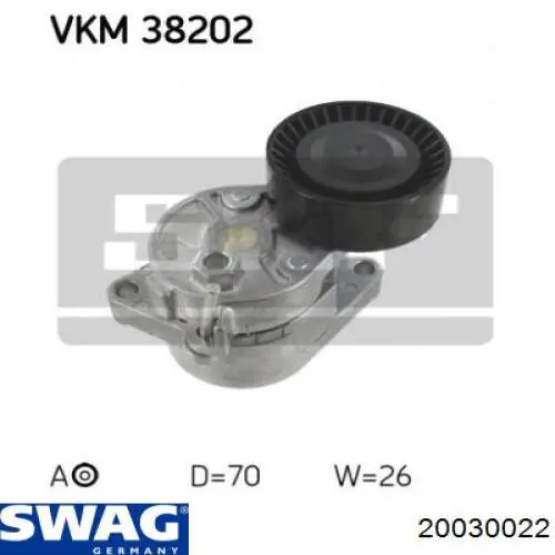Comprar 20030022 Swag Tensor de correa poli V 