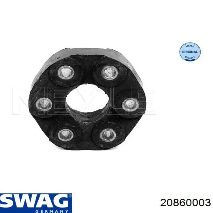 Acoplamiento elástico del cardán delantero/trasero Swag 20860003 precio, desde 40,16 EUR