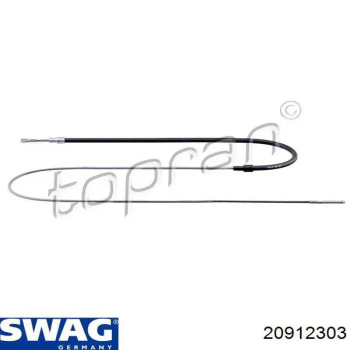 20912303 Swag cable de freno de mano trasero derecho/izquierdo