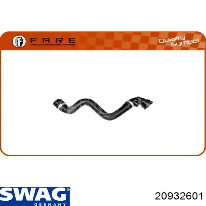 Comprar 20932601 Swag Manguera superior del radiador