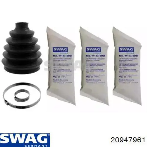 Fuelle semieje delantero exterior Swag 20947961
