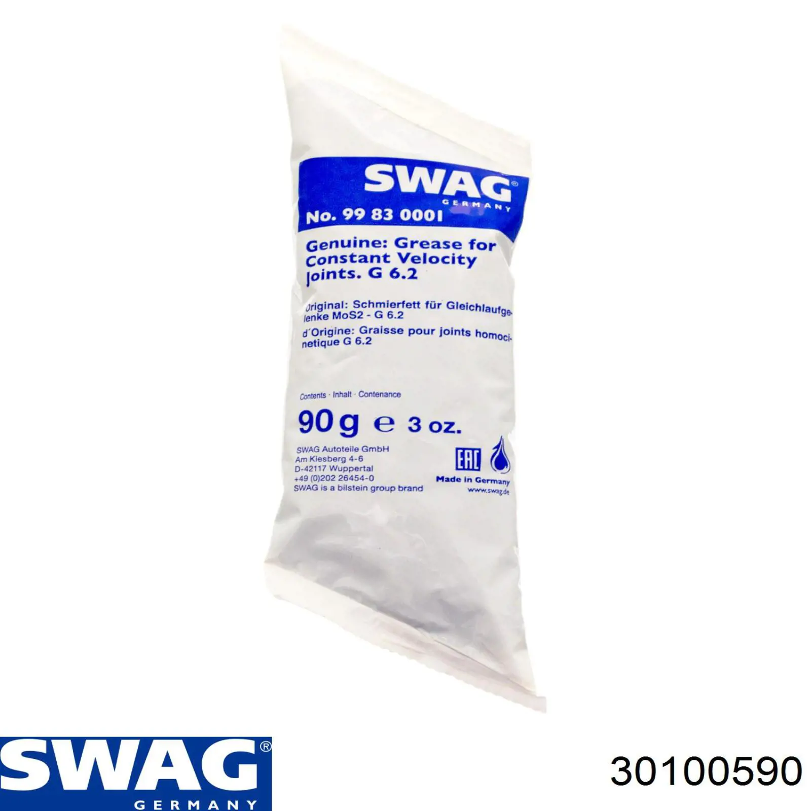 Rodamiento central del eje de transmisión Swag 30100590 precio, desde 87,42 EUR