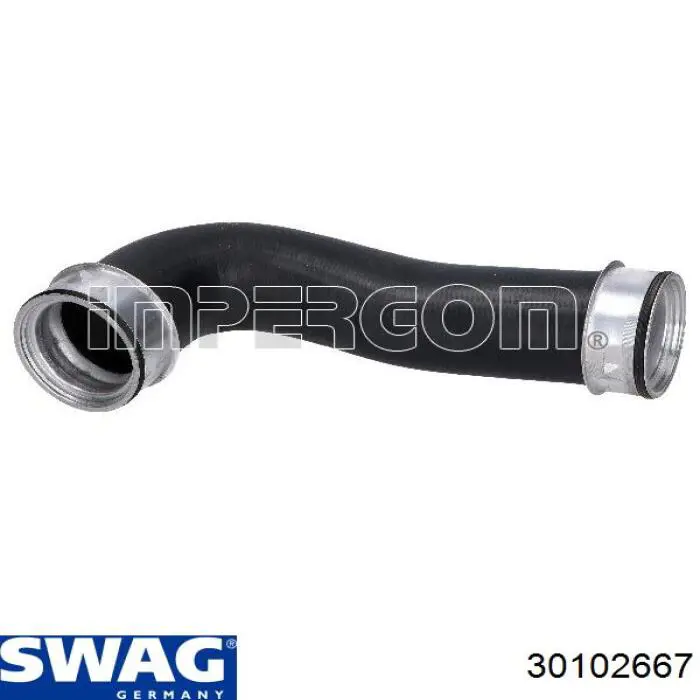 30102667 Swag tubo flexible de aire de sobrealimentación inferior izquierdo