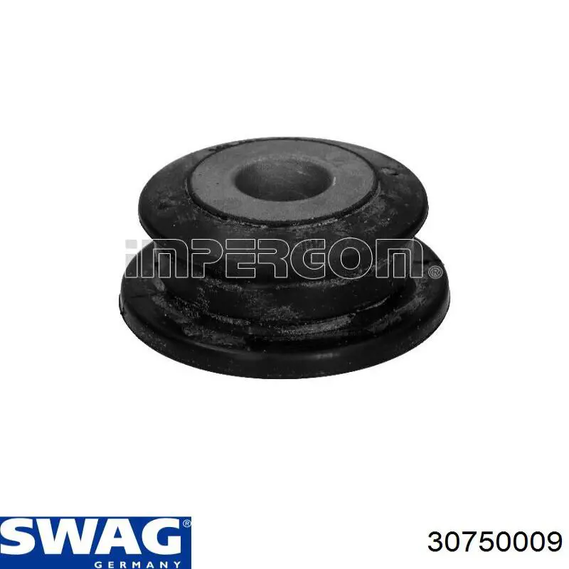 Buje silencioso del subchasis delantero 30750009 Swag