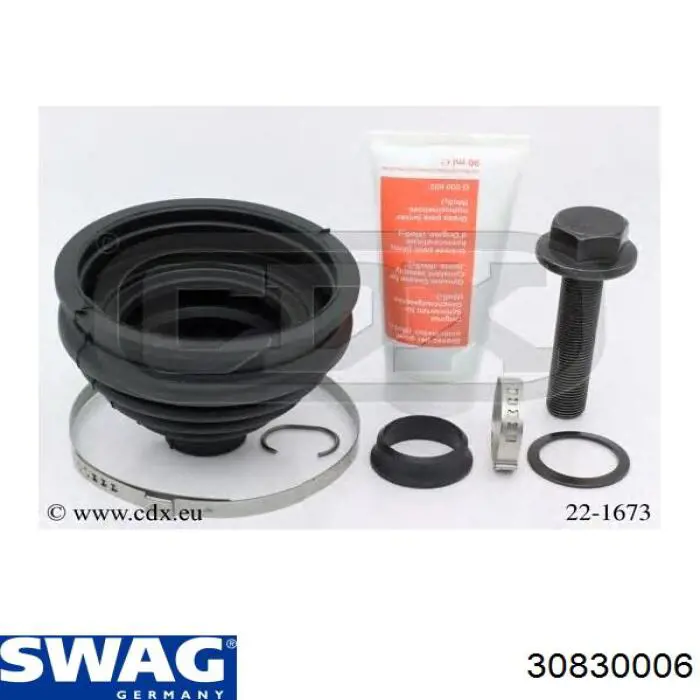 30830006 Swag Fuelle transmisión delantero exterior