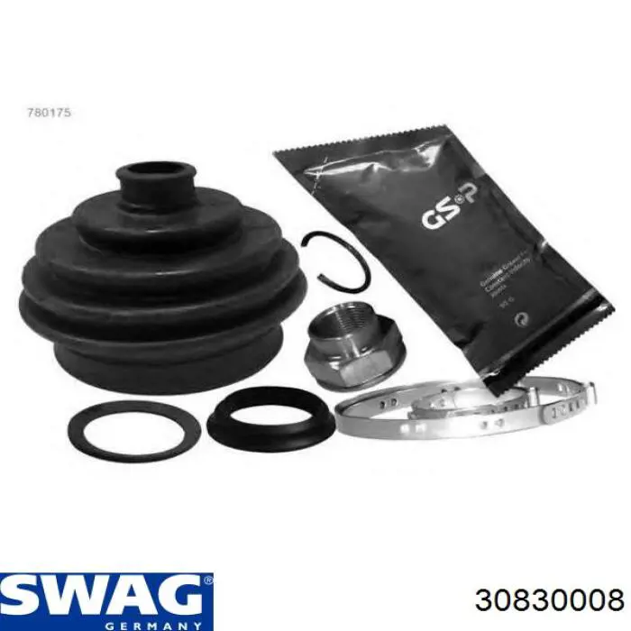 Fuelle, palier delantero exterior Swag 30830008 precio, desde 11,98 EUR